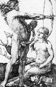 Albrecht Durer Apollo and Diana oil